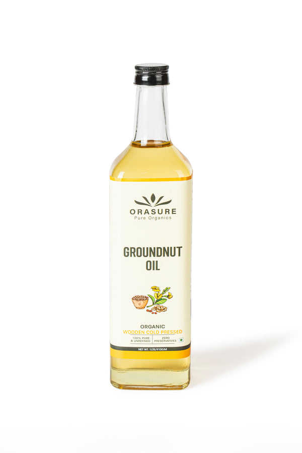 Organic Cold-Pressed Groundnut Oil - 1 L