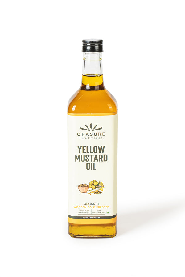 Organic Cold-Pressed Yellow Mustard Oil - 1 L